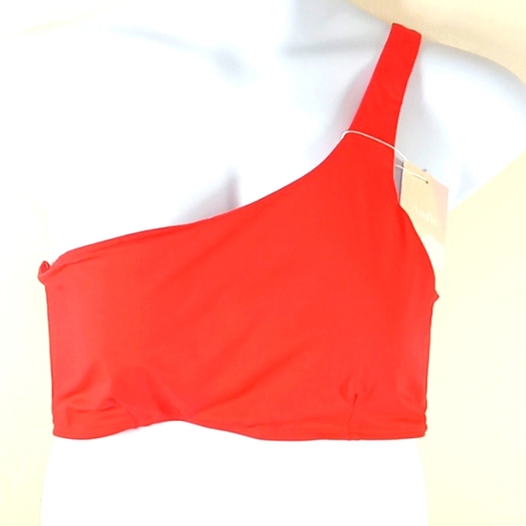 NEW Andie Bikini Top XXXL 3XL Swim Vacation Red POPP - Picture 1 of 5